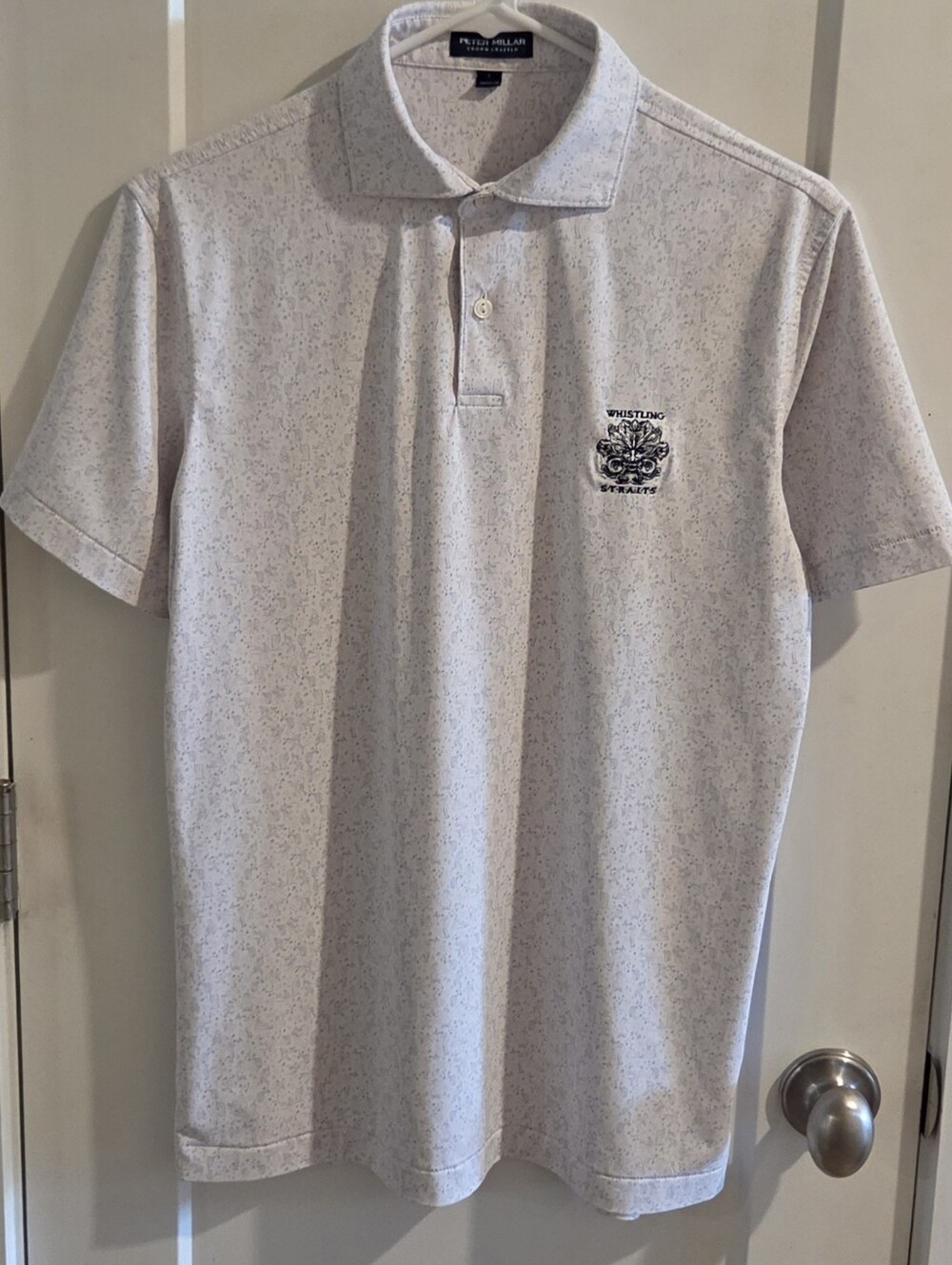 Peter Millar Crown Crafted Polo Shirt Small - Whistling Straights Golf Course